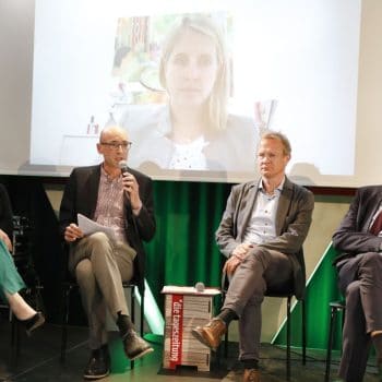 Alice Greschkow, Johannes Altmeyer, Verena Hubertz, Maik Außendorf, Christian Gräff (v. l.)