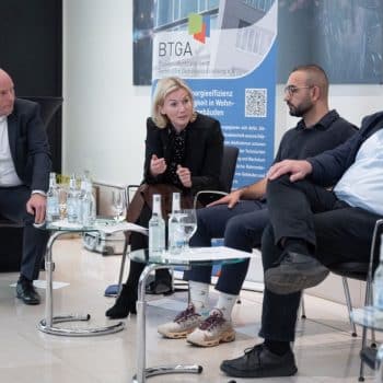 Fank Ernst, Anne König, Kassem Taher Saleh, Ralph Lenkert (v. l.)