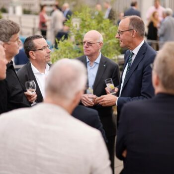 Ralph Bollmann, Jörg Blank, Norbert Lammert, Friedrich Merz